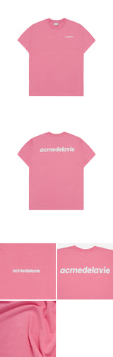 24FW ボールドフォントロゴ半袖Tシャツ (OVERSEAS EXCLUSIVE) ピンク