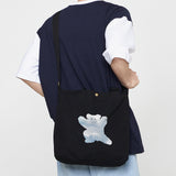 【UNISEX】ビッグクラウドベアスマイル2WAYエコバッグ