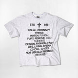 NU ビッグフロントオーバーフィットTシャツ - 4COLOR
