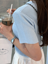 Weekly Linen Ribbed Round Knit / 4 colors
