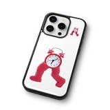 Clock Clock Glass bumper Case