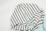 Vera Stripe Hood Layered T-Shirt