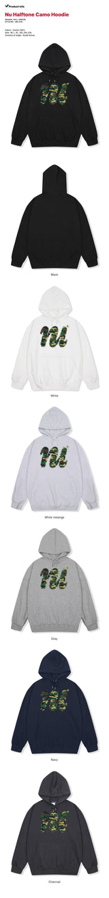 Nuハーフトーンカモフーディー - 6COLOR