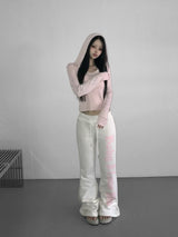 cupid striped hoodie(2 color)  