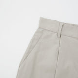 Diagonal Pocket Pants Beige