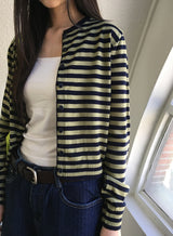 Halsey Stripe Knit Cardigan