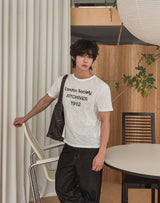 Saier Vintage Lettering Short Sleeve T-shirt
