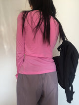 [SET]テンセルレイヤードTシャツ (4color)