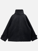 Blended Neck Bijou Line Short Coat (3c)