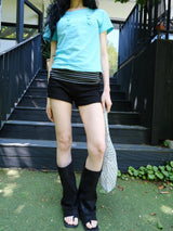 open toe half boots