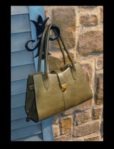 “REYNISFJARA” Oil Waxed Leather Underarm Bag