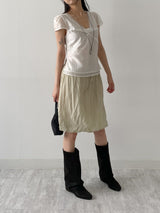 Peanut Fold Layered Long Boots