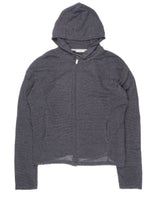 SOFT KNIT HOOD ZIP-UP