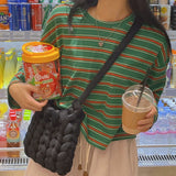 Pukki Stripe Crop T-Shirt
