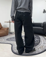 Kael Button Fly Curved Pants