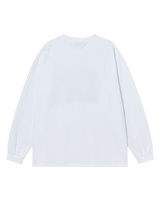 25FW ブルックリンブリッジロゴスリーブ ホワイト