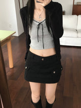 Ribbon lace sleeveless (3 colors)