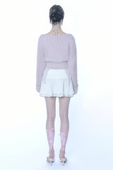RABITA FUR CARDIGAN pink