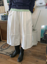 [unisex] Ryuhini Cotton Cut Bermuda Pants