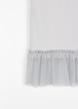 EYELET FRILL SLEEVELESS