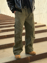 Pigment pocket cargo pants(3color)