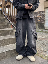 Itsu diagonal cargo denim