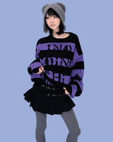 stripe punk box knit (2color)