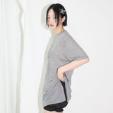 レースクロスハーフＴ　グレー