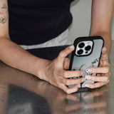 black flower epoxy case. 003