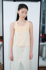 ファイン パターンド メッシュドレス (Ivory)