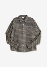 GA Nerd Overfit Check Shirts