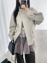 soft leather jumper