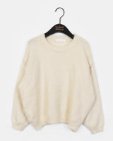 Siang open shoulder button knitwear