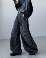 Quiet Black Curved Denim