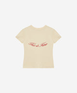 Cropped Signature Tee