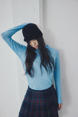 SOFT BOW BEANIE BLACK