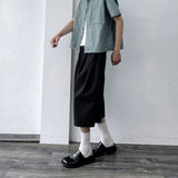 Matte Black Silhouette Shorts