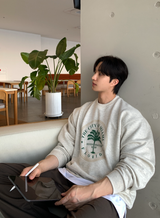 Foton Florida Print Over Sweatshirt