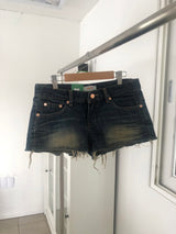 ジェット ローライズ デニム ショートパンツ