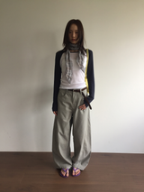 [SET]ミュート カーブドパンツ ＋ ベルト