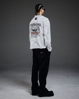 Scarred cross LS(white)