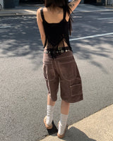 Carpenter bermuda pants