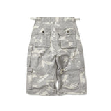 Wanderer cargo bermuda pants / Stone camo