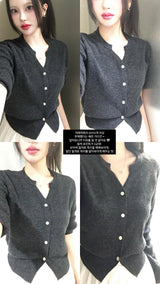 Silm-fit haerin cardigan 14colors