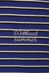 Weekly collar t-shirt_blue