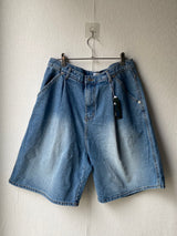 Zino Washed Denim Bermuda Pants 2C