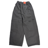 fold double-knee cotton pants