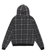 STUD UNION JACK ZIP UP HOODIE BLACK(CV2FFUM480A)