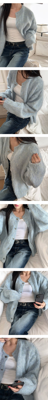 [Unisex] Golgi blue washing boots cut pants