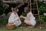 Carrot ribbon skirt_ivory